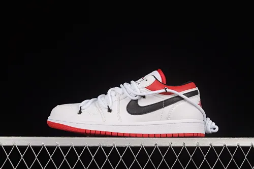 All categories Air Jordan Jordan series basketball shoes Air Jordan 1 Low Air Jordan 1 Low AJ1 Joe 1 customized version Vibe flavor deconstruction sports culture basketball shoes 553558-118